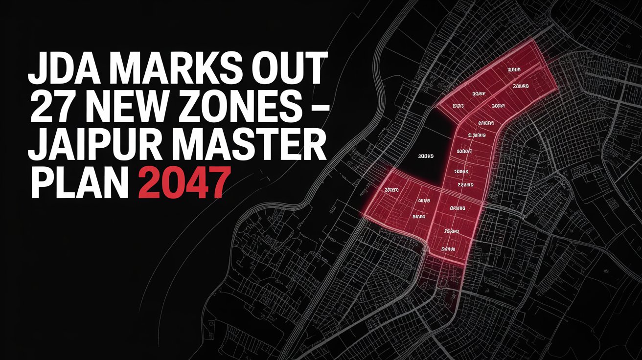 JDA Marks Out 27 New Zones in the Jaipur Master Plan 2047