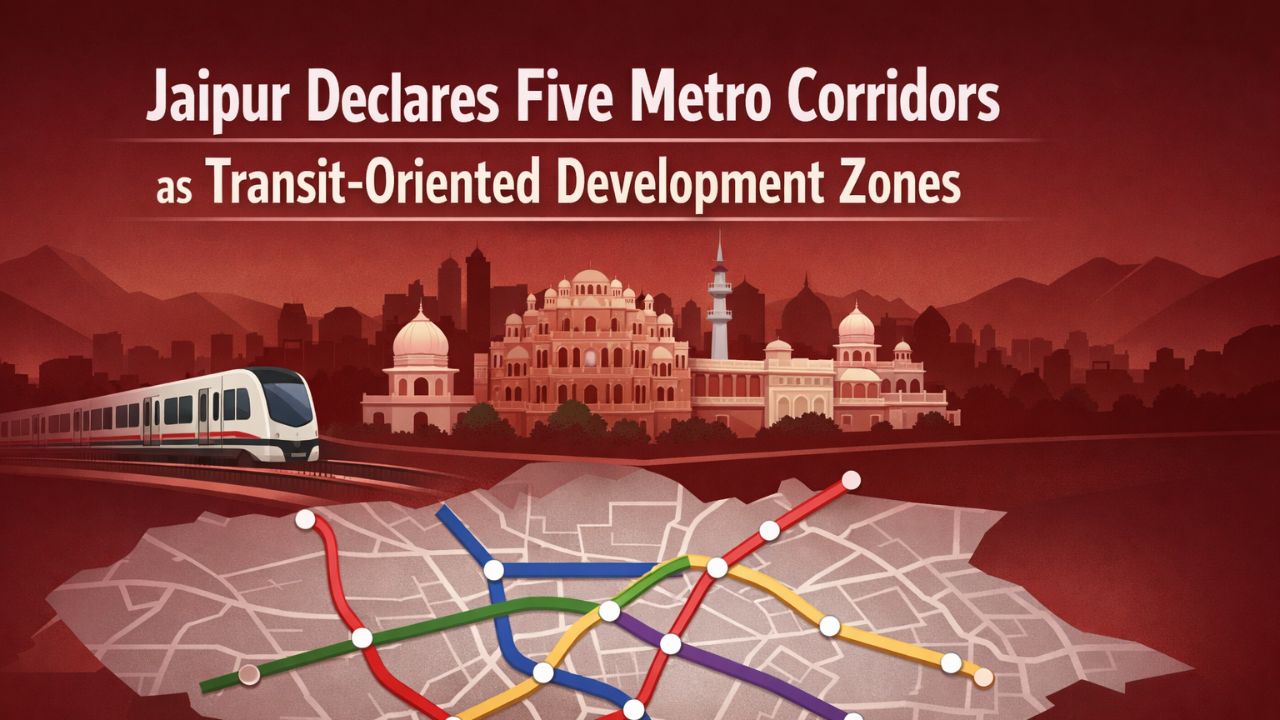 Jaipur Declares Five Metro Corridors as Transit-Oriented Development Zones