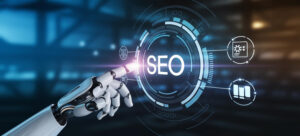 hybrid AI and human SEO strategy process