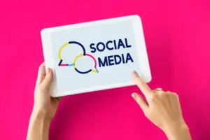 Google search results with social profiles