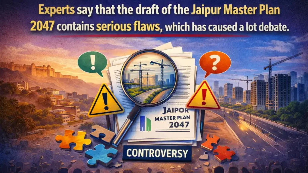 Experts say that the draft of the Jaipur Master Plan 2047 contains serious flaws, which has caused a lot of debate.