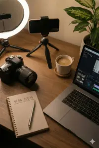 Content marketing strategy including blogs videos and educational content for customer engagement