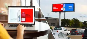 Digital marketing vs traditional marketing comparison showing billboards TV ads and online advertising platforms