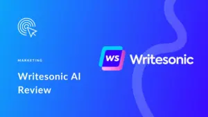Writesonic AI tool creating blog content marketing copy and SEO optimized templates quickly