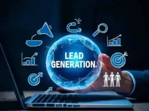 Voice search marketing funnel showing high intent users converting into leads through Google Ads campaigns