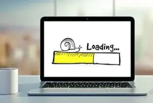 Website loading speed comparison showing fast vs slow website performance and its impact on user experience